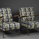 Paire de fauteuils Bauhaus, années 1950, Pologne