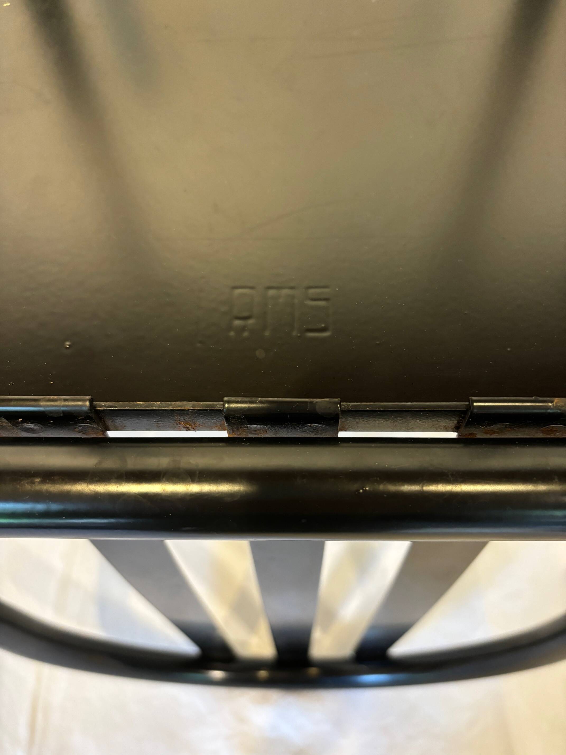 6 Rober Mallet Stevens Black chairs