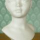 Porcelain biscuit bust