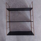 Vintage string metal shelves