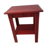 Patinated art deco side table