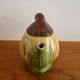 Small vintage earthenware teapot