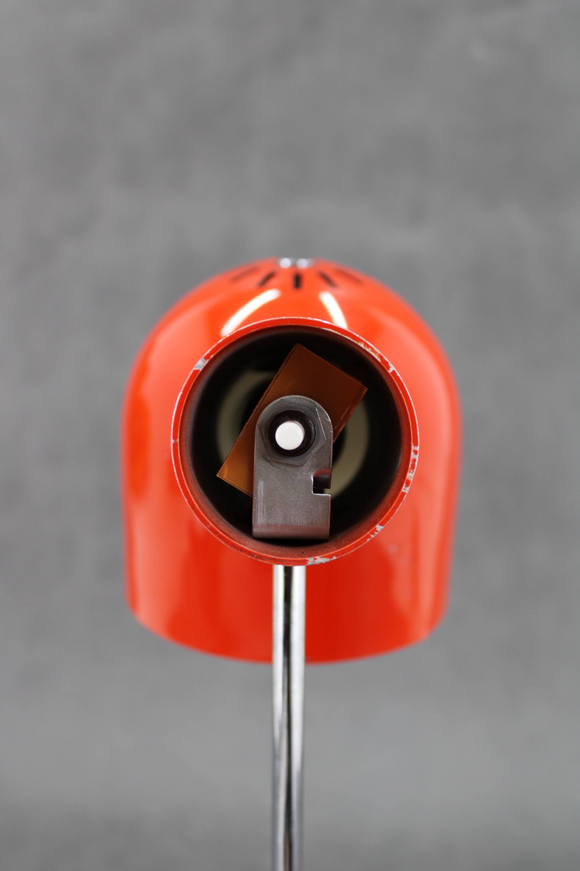 1960s Josef Hurka Red Desk Lamp for Napako , Czechoslovakia