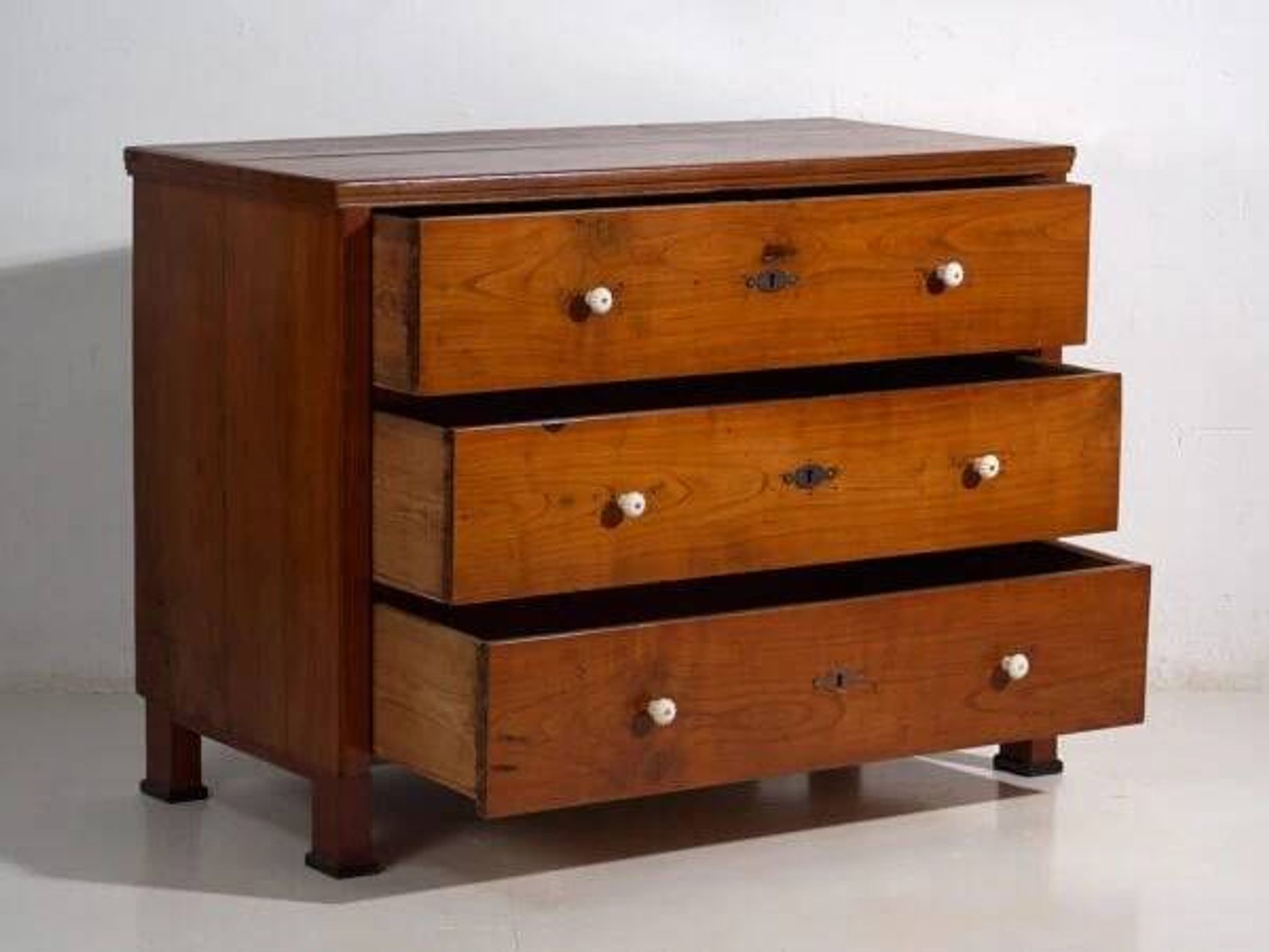 Antique Biedermeier chest of drawers (circa 1850) #64