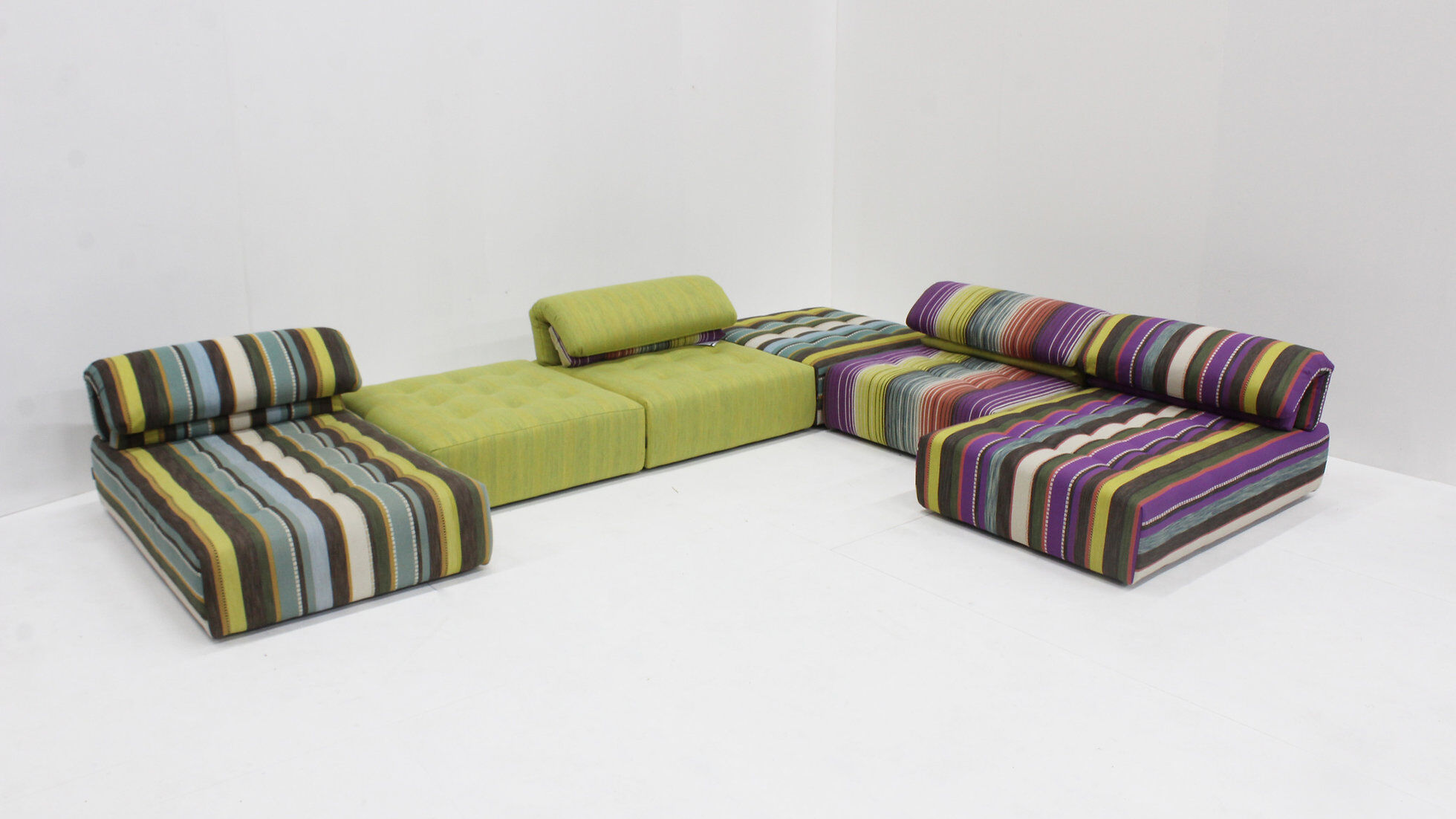 Roche Bobois Voyage Immobile modular lounge sofa XL, set of 6