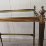 Mid-Century brass side table