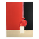Original Tokonoma lithograph on a red and black background by Bernard Cathelin, 1988