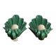 Ceramic shell wall sconces