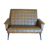 Sofa bench skai camel 50s
