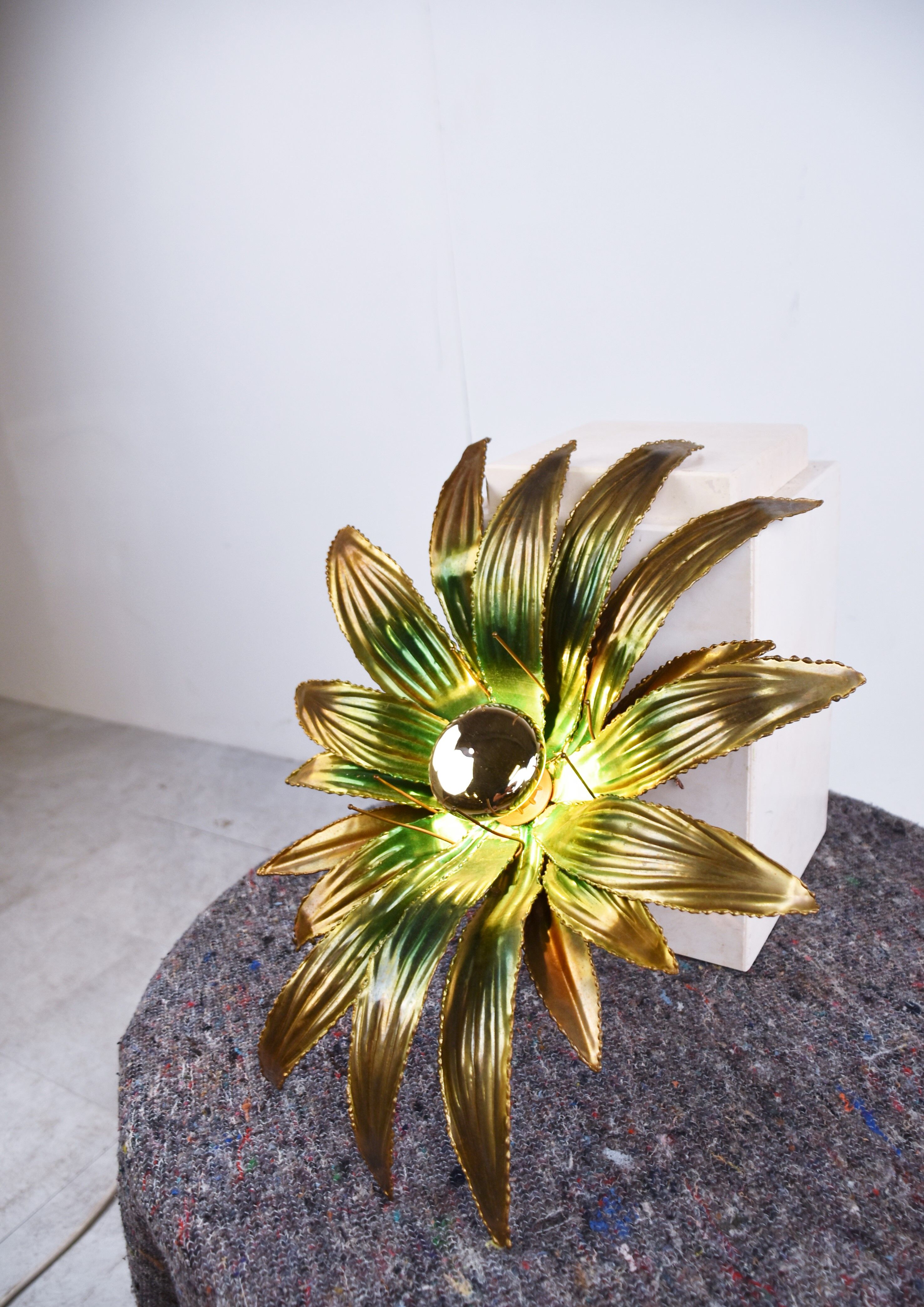 Flower wall lamp, 1970s