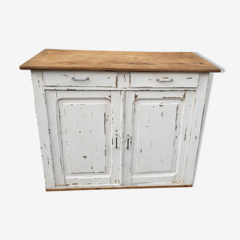 Parisian buffet off-white patina