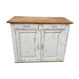Buffet parisien patine blanc cassé