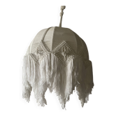 Suspension en macramé