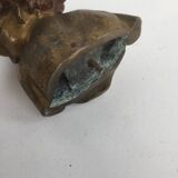 Bronze child bust of Jean Marie Camus