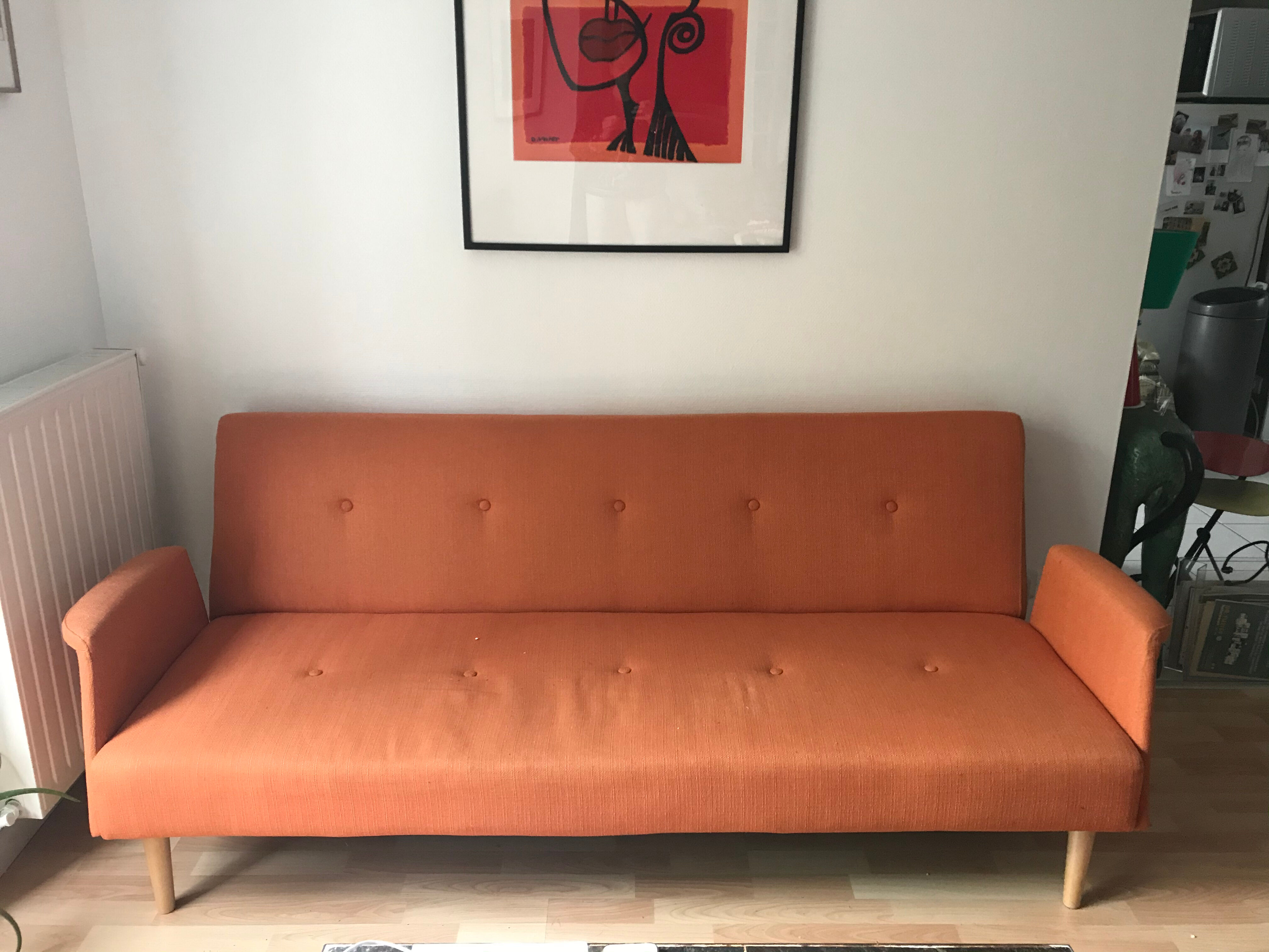 Sofa click-clac "Answer" orange