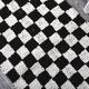 Tapis de couloir turc vintage à carreaux 2x10 69x294 cm