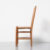 Dining chair oak sea rush