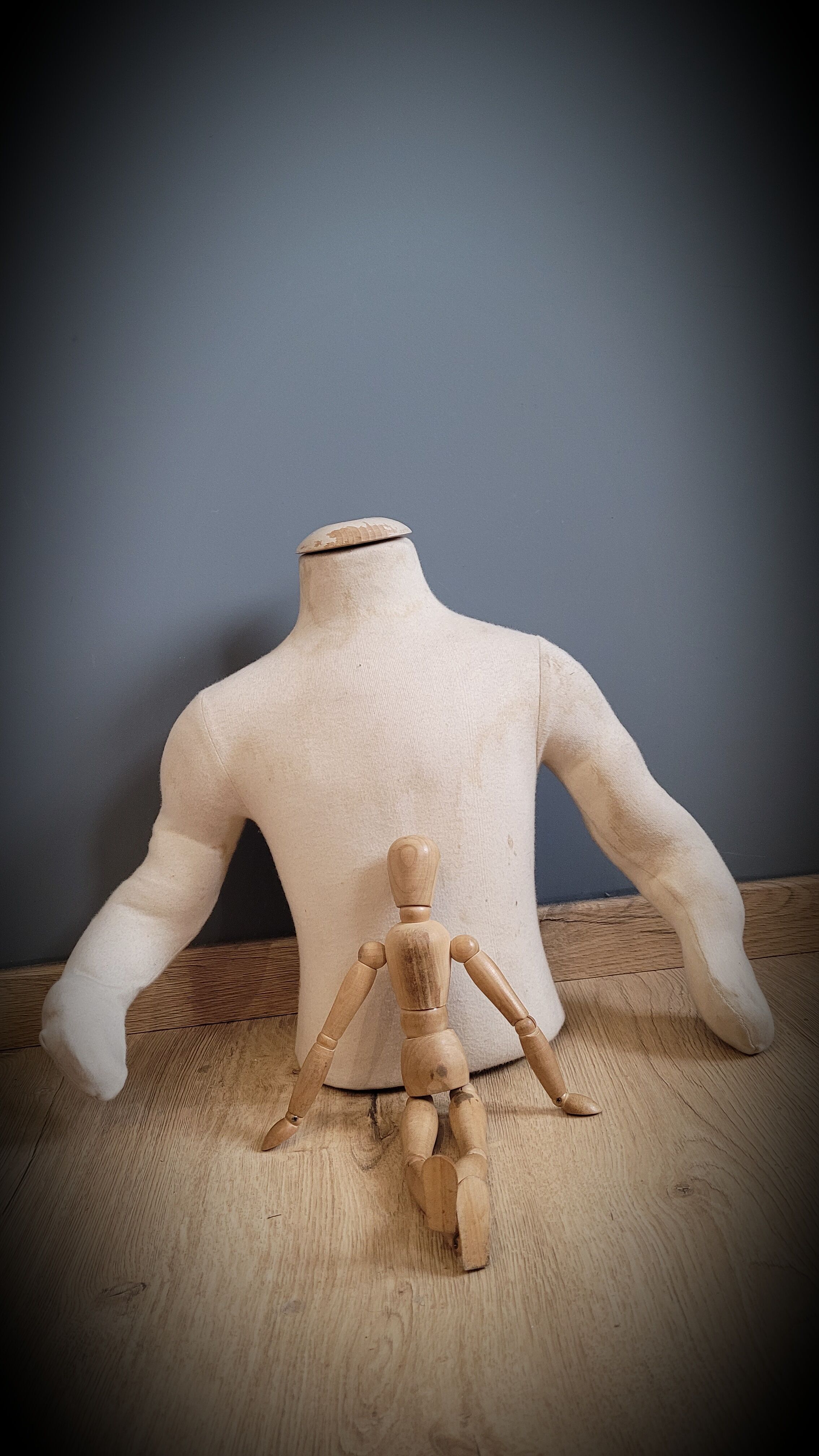 Mannequin wood fabric