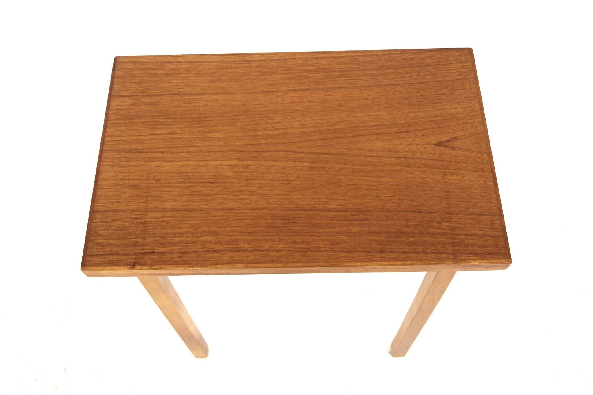 Table d'appoint scandinave en teck et en chêne, Suède, 1960