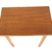 Table d'appoint scandinave en teck et en chêne, Suède, 1960