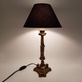 Golden bronze lamp