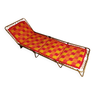 Old fashioned sun lounger sale