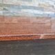 Wall shelves style metal string imitation wood 60- 70s