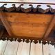 Butcher's block from the Restoration period – Solid wood, marble and brass