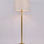 Bakalowits floor lamp from Vienna in solid brass with a glass handle, Austria, 1950s.