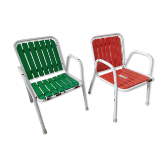 Paire de chaises enfant