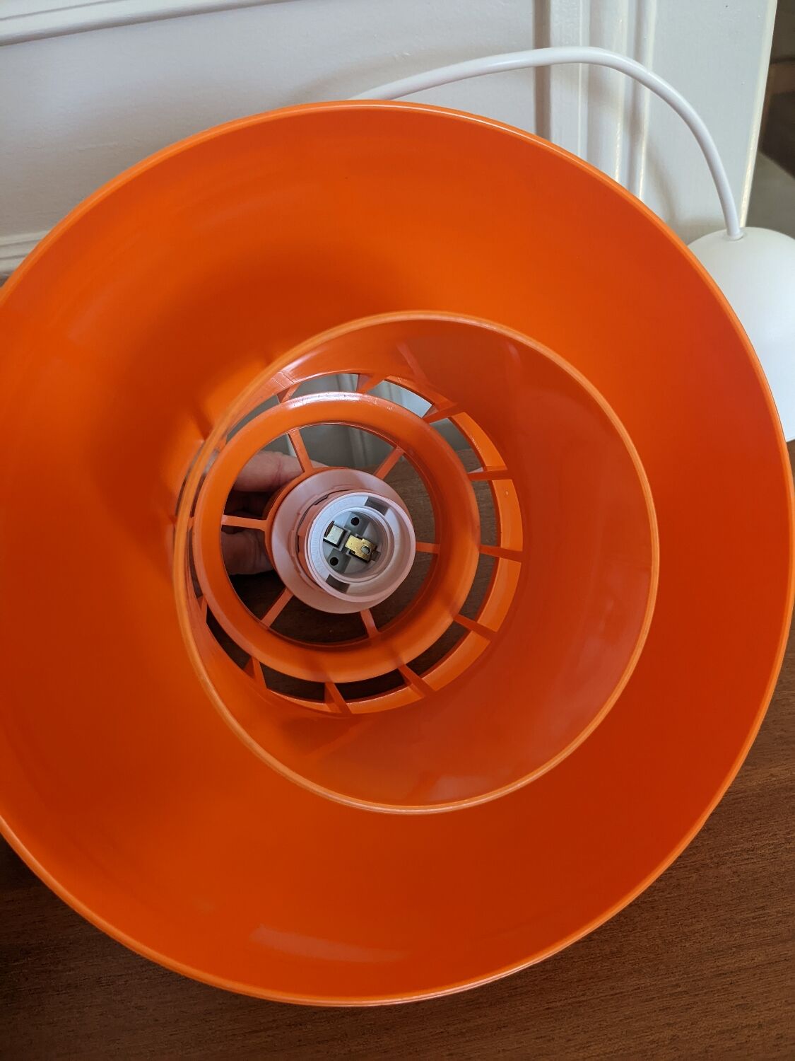 Pair of Danish Minisol pendant lights