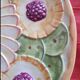 Large Barbotine pie plate