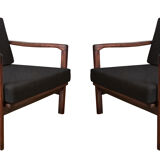 Model B 7752 armchairs by Zenon Bączyk for Swarzędzkie Fabryki Mebli, 1960