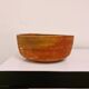 Swedish folk art, large unique agricultural bowl from the early 19th century in painted wood.