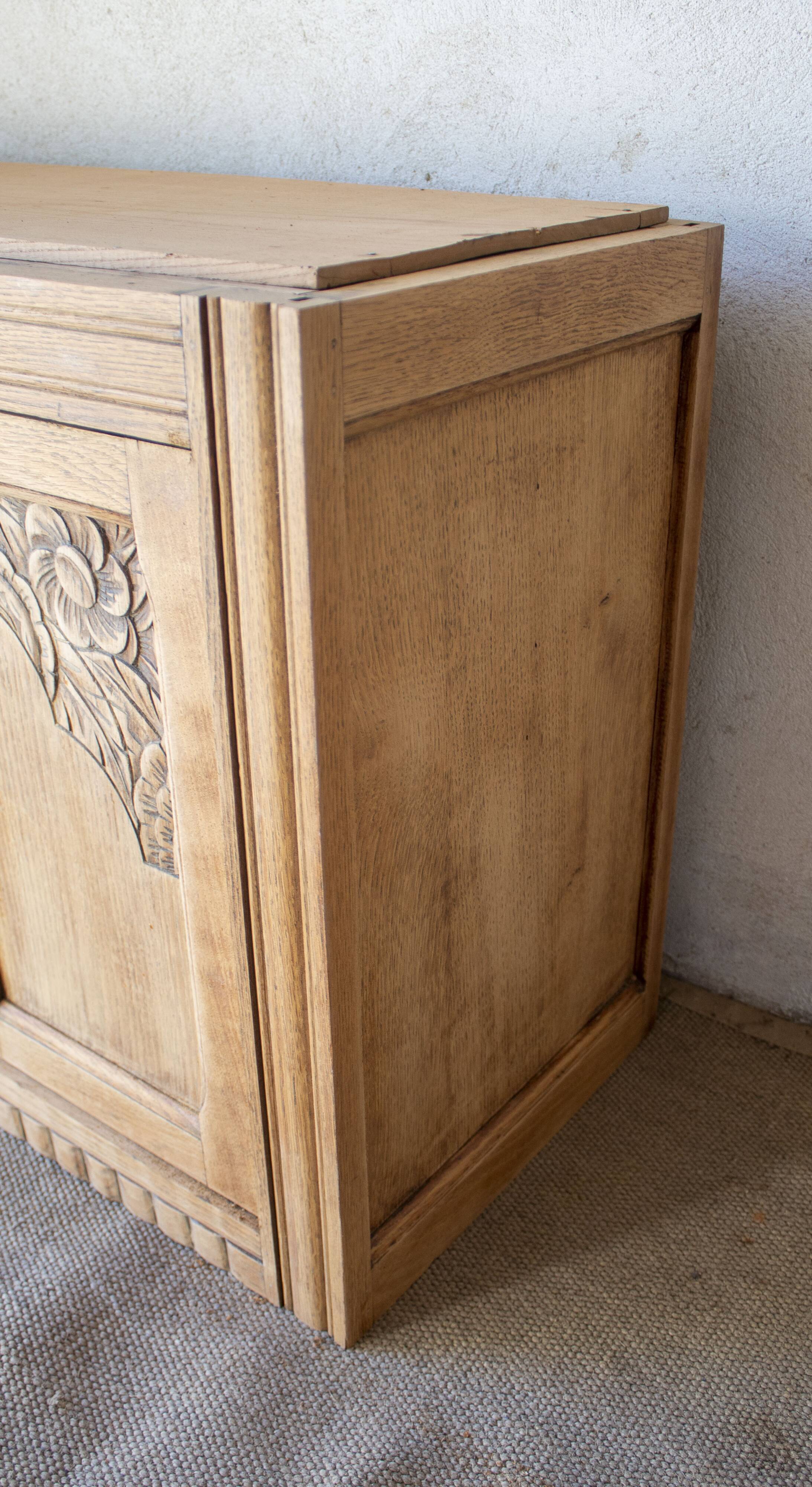 buffet sideboard solid oak Art Deco