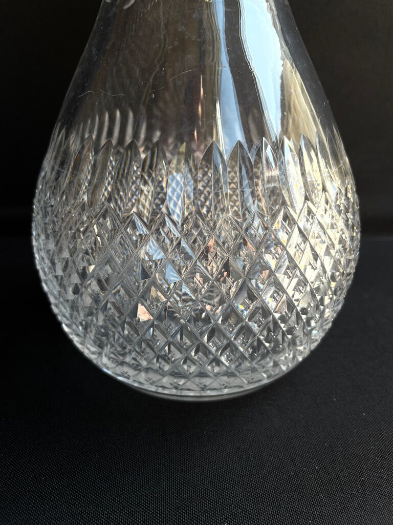 Carafe - art deco - blown and cut crystal