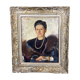 Oil on canvas portrait signed Marina Molonel Kipa