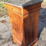 Nineteenth century ogee bedside table