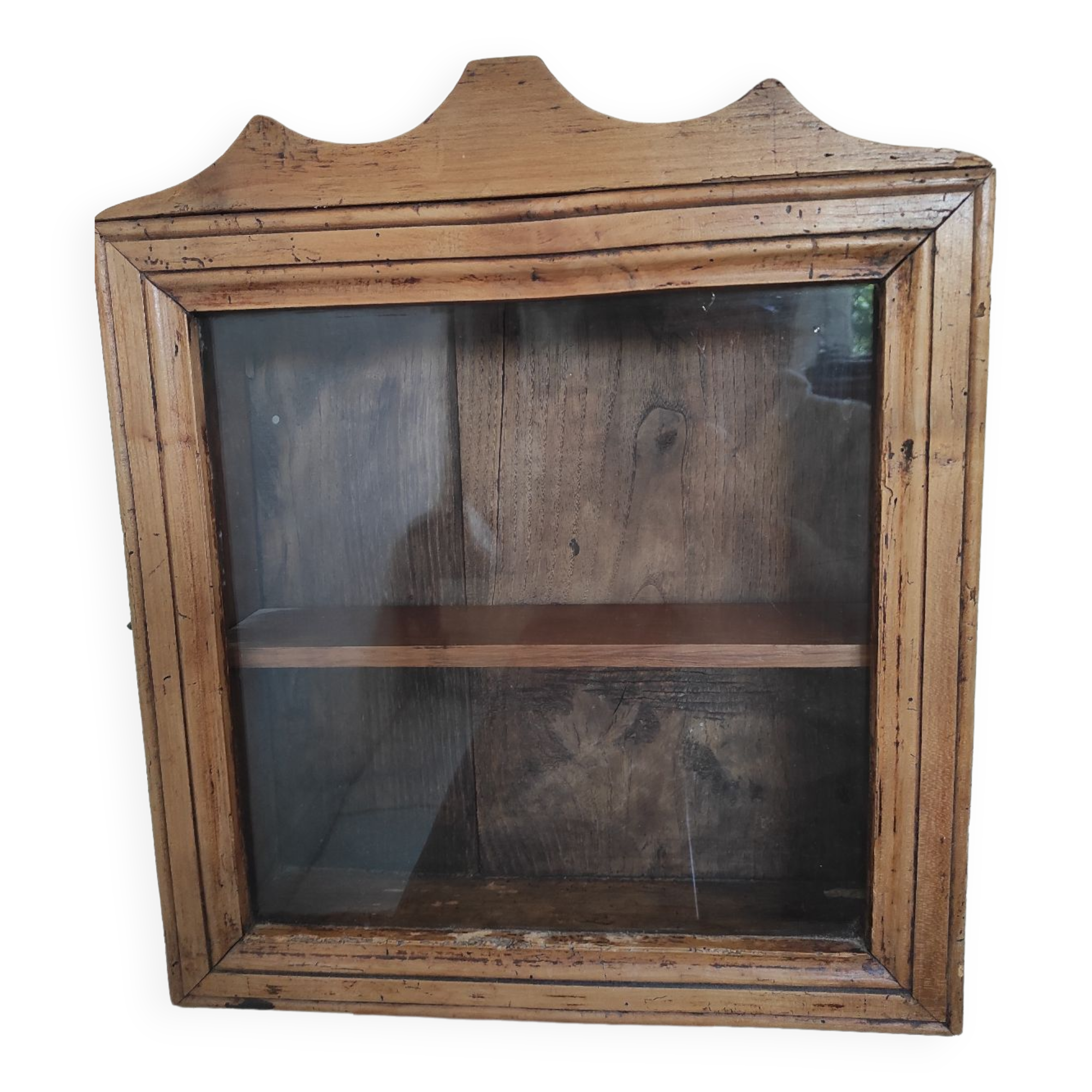 Old cherry display case