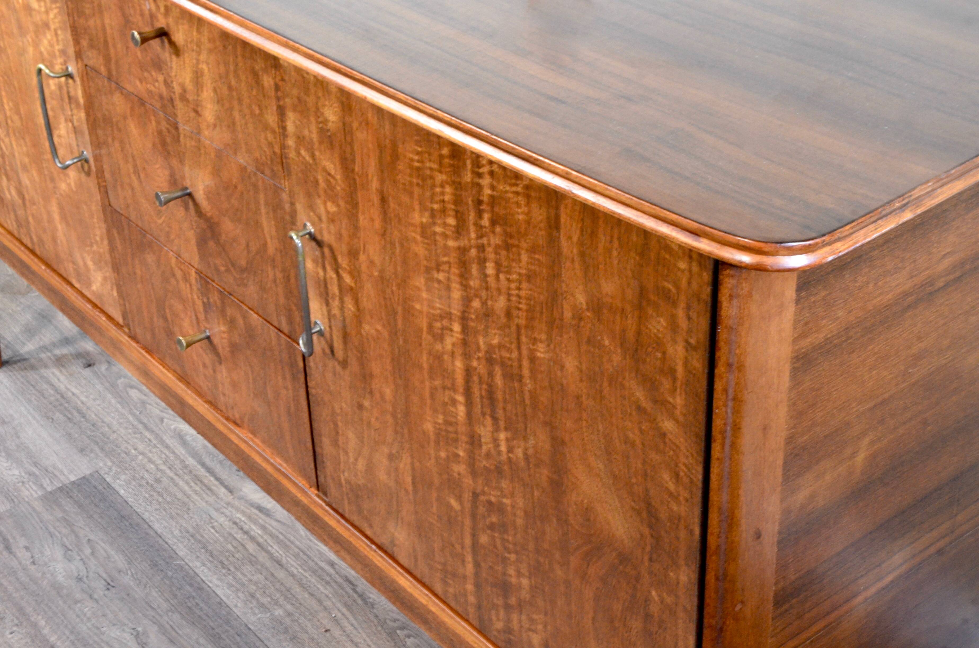 Vintage Vanson For Heal's Danish Style Walnut Sideboard. Delivery. Modern /