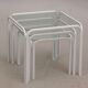 Italian nesting tables trio
