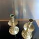 Golden bronze candlesticks