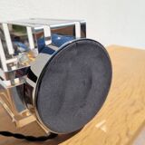 Vintage geometric chrome lamp 1970