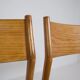 Set of 6 GESSEF chairs published by Consorzio Sedie Friuli, Italy, 1970s.