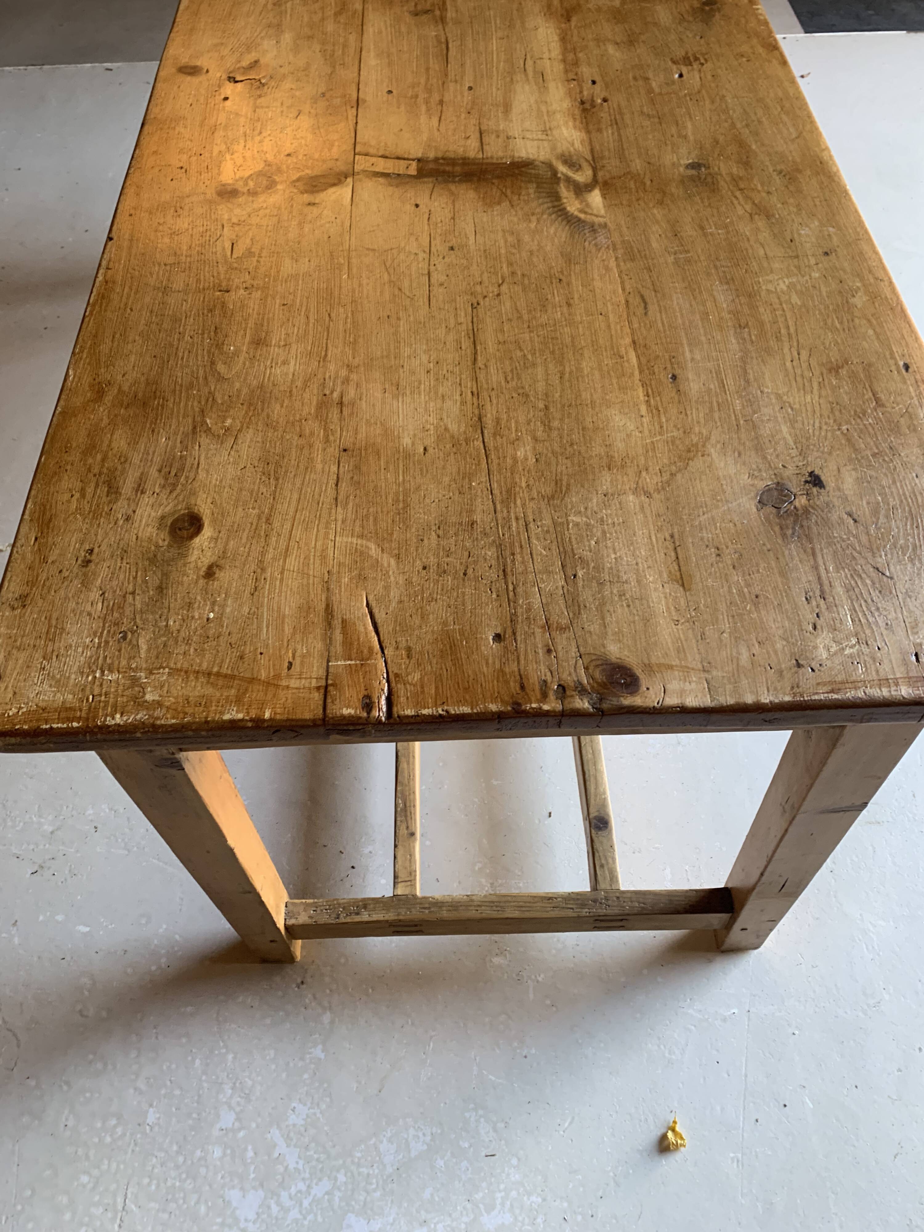 Pine farmhouse table