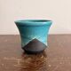 Pocket Vase Bowl Ashtray Raky Signed Pottery Craft Turquoise Z