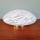 Brass and Murano glass ceiling light, Hillebrand, 1970