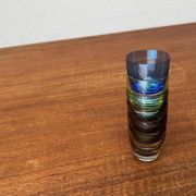 Coloured Space Age shot glasses by Gral, mid-century German, 1960s, set of 5.