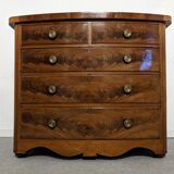 English mahogany chest of drawers circa 1900