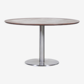 1960s round dining table by metaform, netherlands